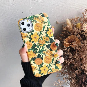 iPhone Ultra Thin Cute Floral Design Hard Shell Case Cover