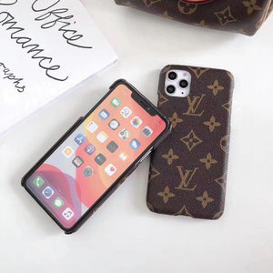 iPhone Luxury Leather Brand Phone Case ( Dark Brown ) freeshipping - BuyBindas