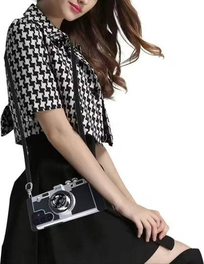 3D Retro Vintage Camera Case Cover For Samsung Phone