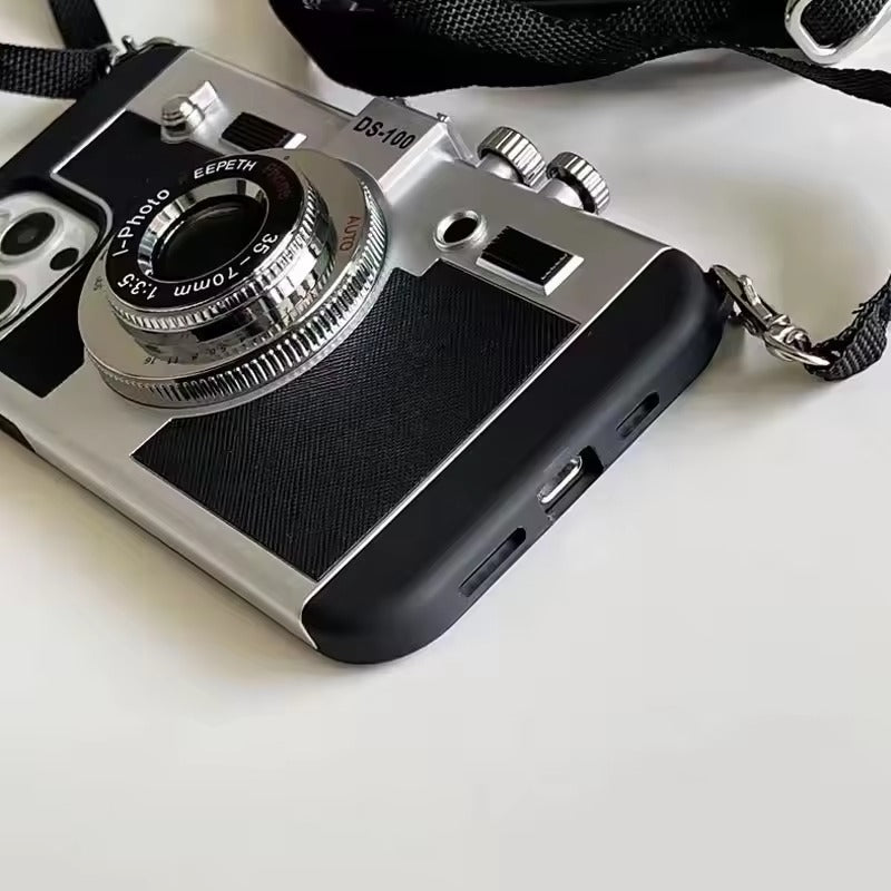 3D Retro Vintage Camera Case Cover For iPhone