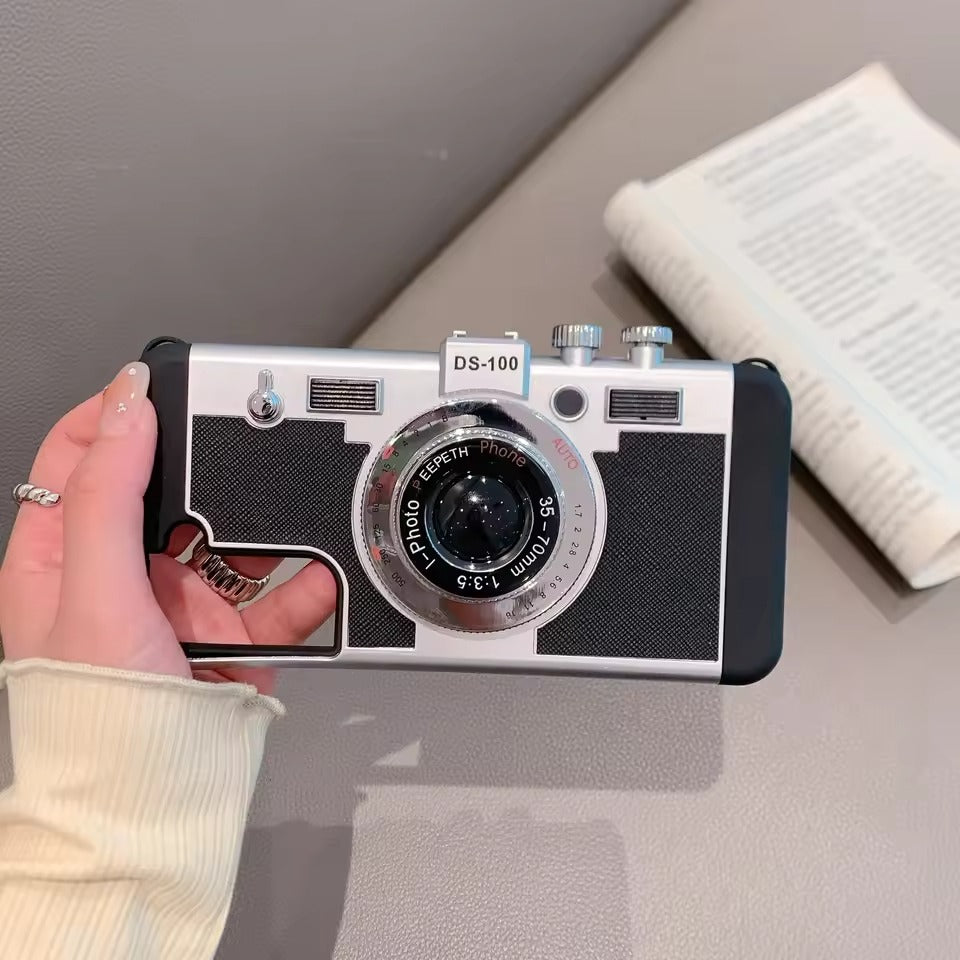 3D Retro Vintage Camera Case Cover For Samsung Phone