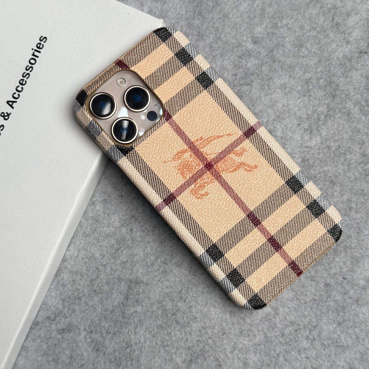 Designer PU Leather Case Cover For iPhone