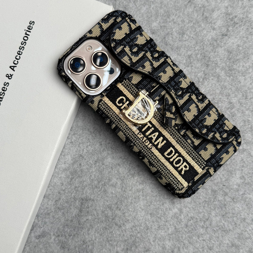 luxury Brand CD Card Holder Case Cover For iPhone