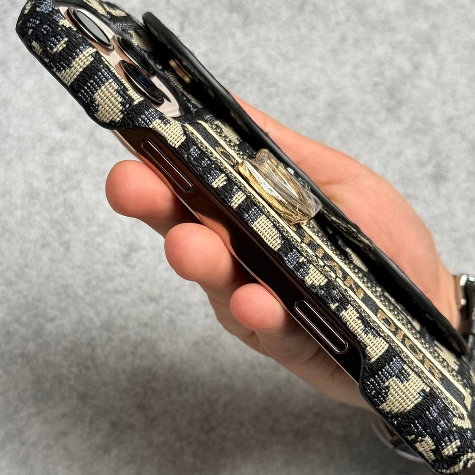 luxury Brand CD Card Holder Case Cover For iPhone