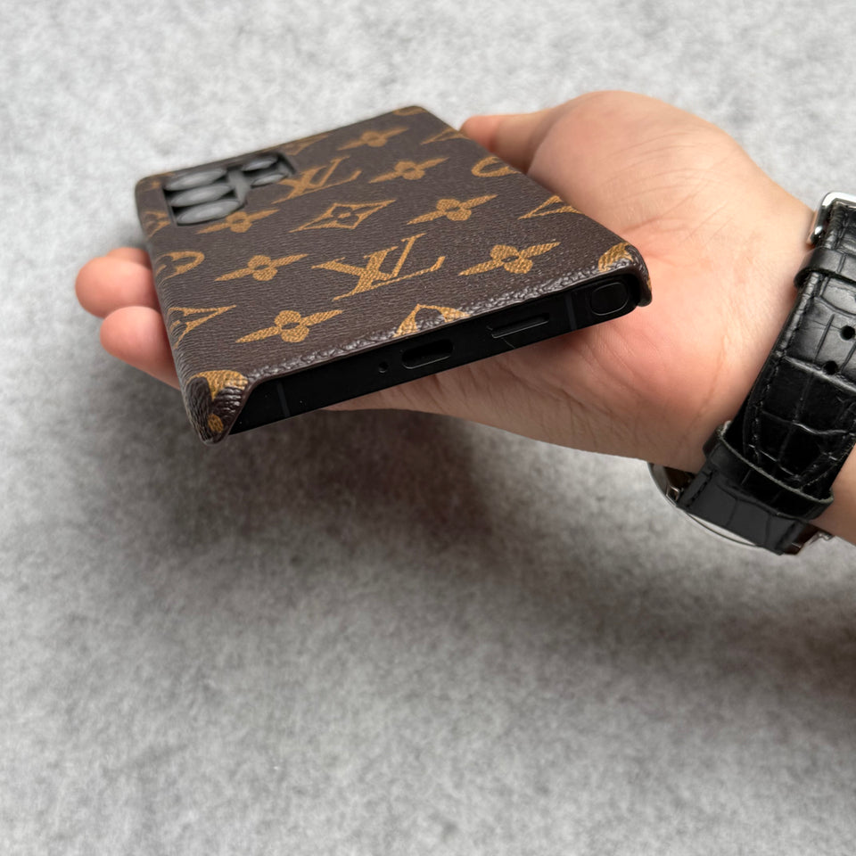 Luxury Full PU Leather Designer Case Cover For Samsung Ultra Series