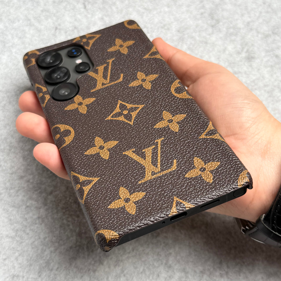 Luxury Full PU Leather Designer Case Cover For Samsung Ultra Series