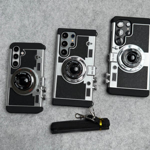 3D Retro Vintage Camera Case Cover For Samsung Phone