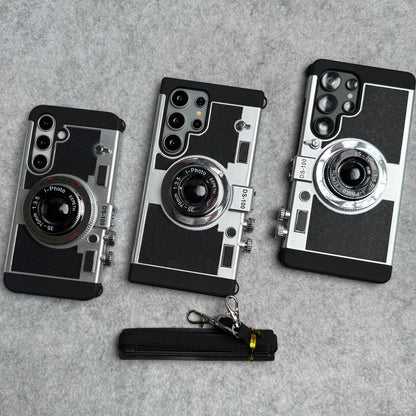 3D Retro Vintage Camera Case Cover For Samsung Phone