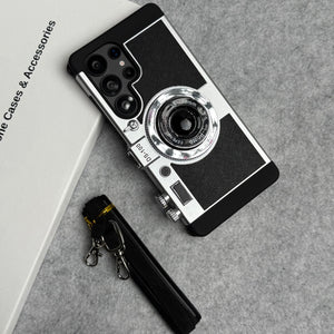 3D Retro Vintage Camera Case Cover For Samsung Phone