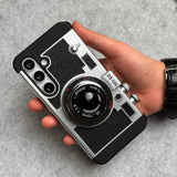 3D Retro Vintage Camera Case Cover For Samsung Phone