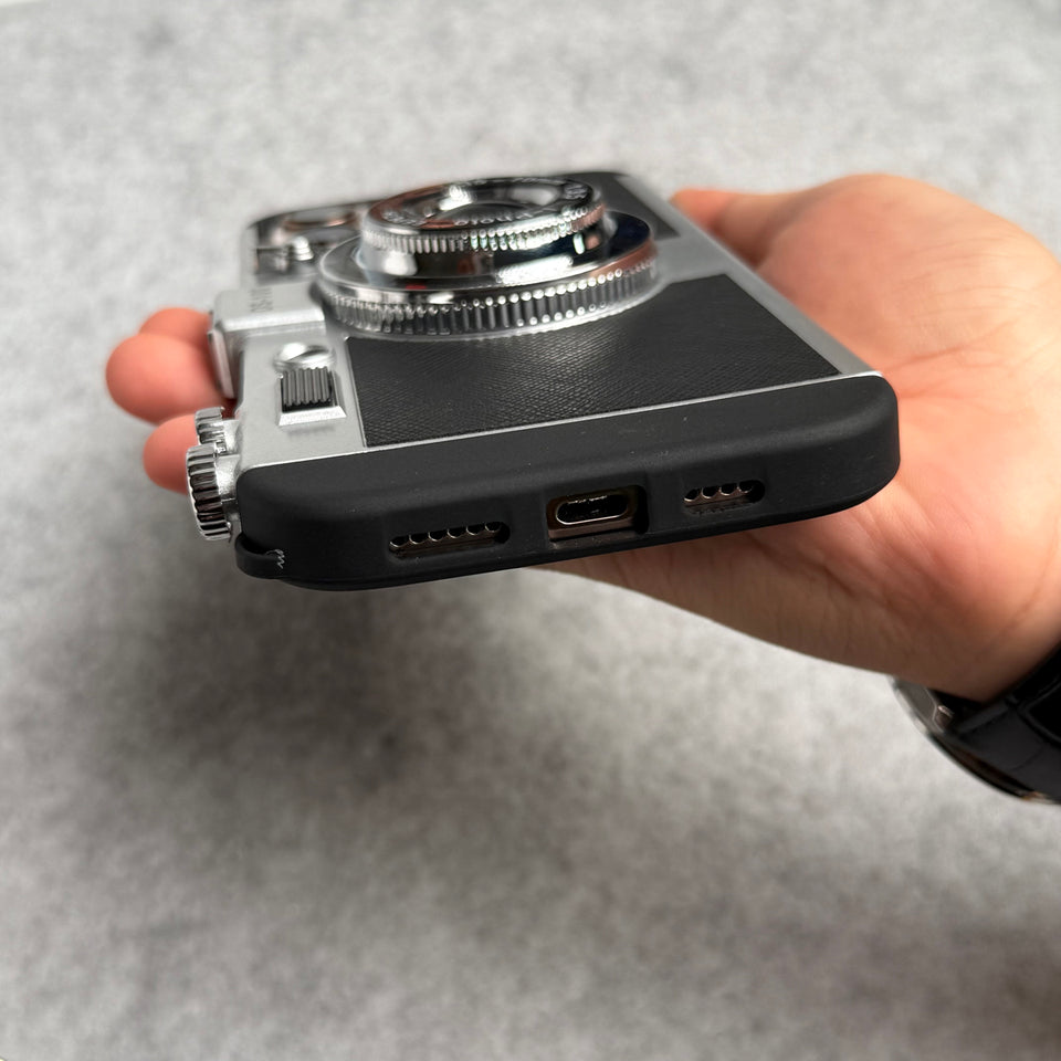 3D Retro Vintage Camera Case Cover For iPhone