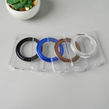 Samsung Galaxy Z Flip 7 Crystal Clear Case with 360° Rotating Stand & Front Glass Protection