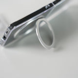 Samsung Galaxy Z Flip 7 Crystal Clear Case with 360° Rotating Stand & Front Glass Protection