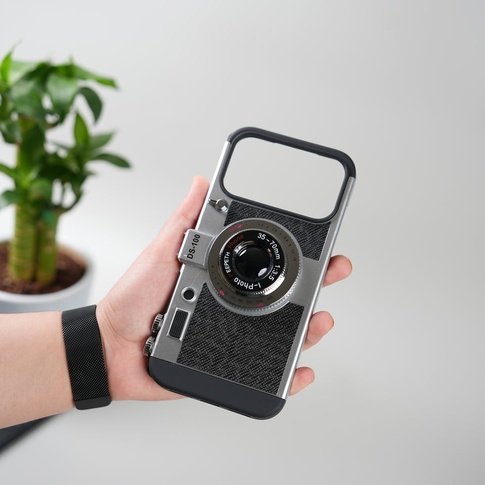 3D Retro Vintage Camera Case Cover For iPhone 17 Series