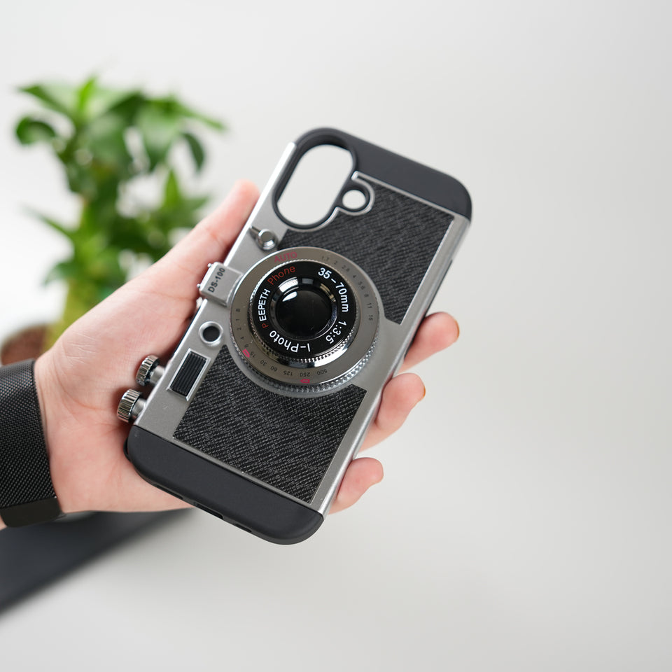 3D Retro Vintage Camera Case Cover For iPhone 17 Series