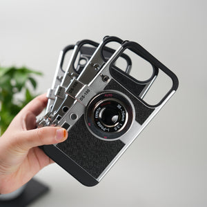 3D Retro Vintage Camera Case Cover For iPhone 17 Series