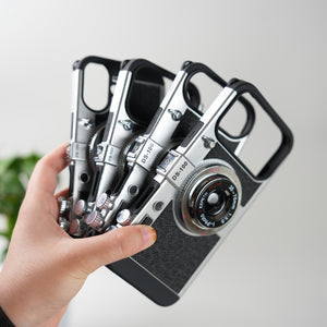 3D Retro Vintage Camera Case Cover For iPhone 17 Series