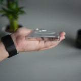 Galaxy S25 Ultra Metal Camera Ring Crystal Clear Shell Case | Shockproof Slim Cover