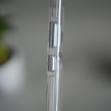 Galaxy S25 Ultra Metal Camera Ring Crystal Clear Shell Case | Shockproof Slim Cover