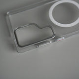 Galaxy S25 Ultra Metal Camera Ring Crystal Clear Shell Case | Shockproof Slim Cover