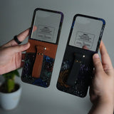 Samsung Galaxy Z Flip 7 3D Flower Design Cover With Front Screen Protection Glass