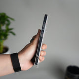 Galaxy S25 Ultra Iridescent Floral Case | Holographic Transparent Back Cover with 3D Flower Design