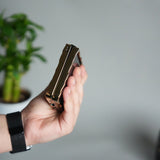 Galaxy Z Flip 7 Chrome Leopard Case | Luxury Transparent Back with Gold Frame