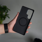 Galaxy S25 Ultra Houndstooth Pattern Case | Slim Hard Back Cover | Matte Finish Protective Case with MagSafe