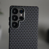 Galaxy S25 Ultra Houndstooth Pattern Case | Slim Hard Back Cover | Matte Finish Protective Case with MagSafe