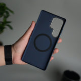 Galaxy S25 Ultra Houndstooth Pattern Case | Slim Hard Back Cover | Matte Finish Protective Case with MagSafe