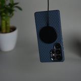 Galaxy S25 Ultra Houndstooth Pattern Case | Slim Hard Back Cover | Matte Finish Protective Case with MagSafe