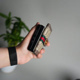 Galaxy Z Flip 7 Luxury Brand GG Wallet Case Cover