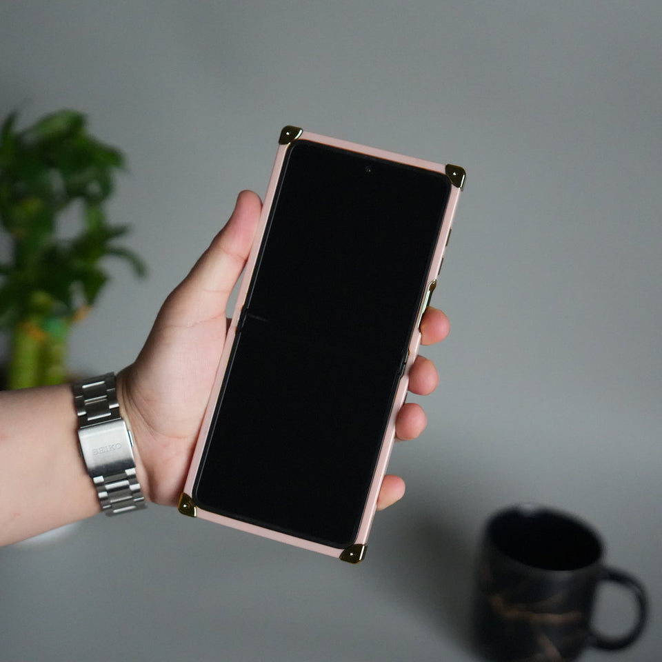 Galaxy Z Flip 7 Luxury Butterfly Case | Trunk Frame Cover with 3D Butterfly | Premium Limited Edition Design