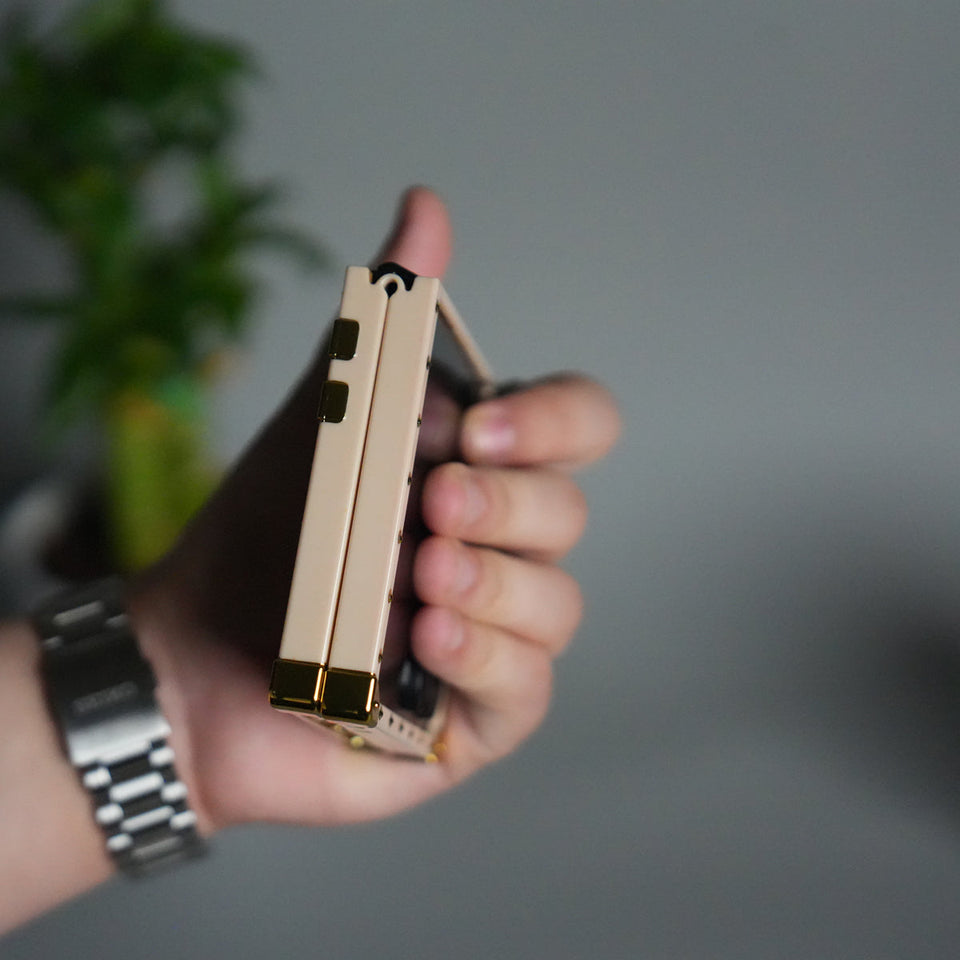 Galaxy Z Flip 7 Luxury Butterfly Case | Trunk Frame Cover with 3D Butterfly | Premium Limited Edition Design