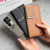 Samsung Galaxy Ultra Series Metal Camera Cap with Stand Cover