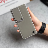 Samsung Galaxy Ultra Series Metal Camera Cap with Stand Cover