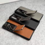 Samsung Galaxy Ultra Series Metal Camera Cap Stand Dotted Case Cover