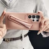 Samsung Galaxy Ultra Series Luxury Silicone Lip Gloss Holder Phone Case