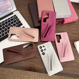 Samsung Galaxy Ultra Series Luxury Silicone Lip Gloss Holder Phone Case