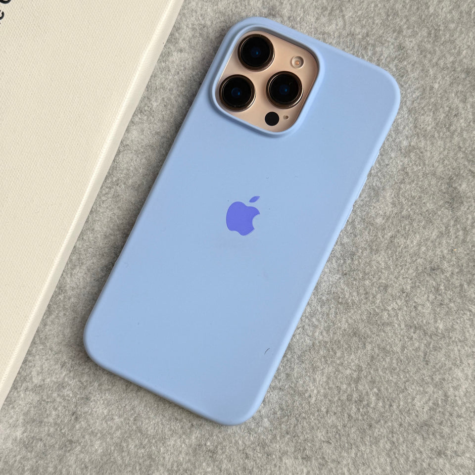 iPhone Silicone Case Cover (Baby Blue)