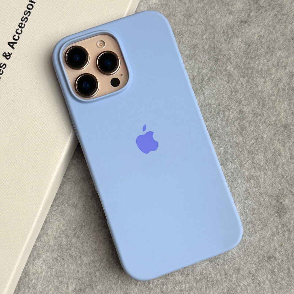 iPhone Silicone Case Cover (Baby Blue)