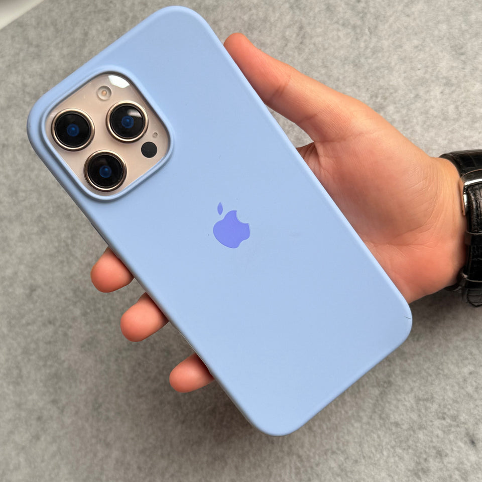iPhone Silicone Case Cover (Baby Blue)