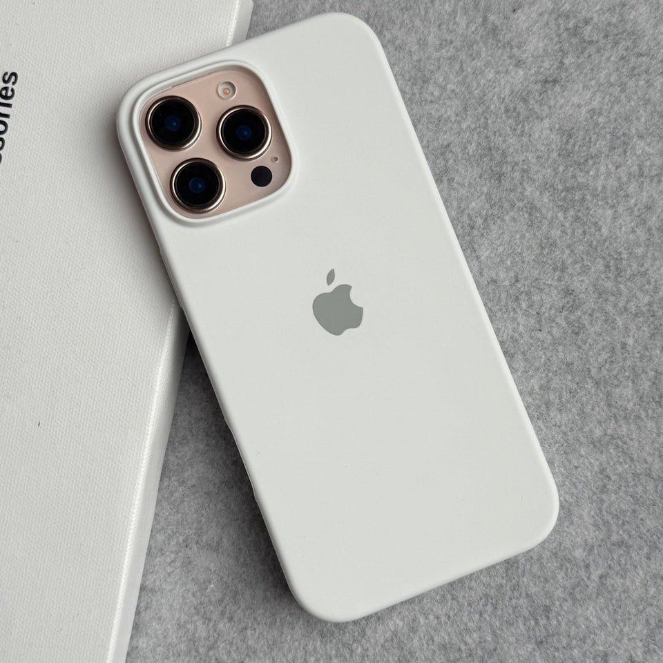 iPhone Silicone Case Cover (White)