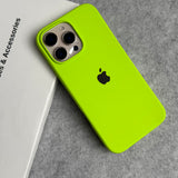 iPhone Silicone Case Cover (Neon Green)