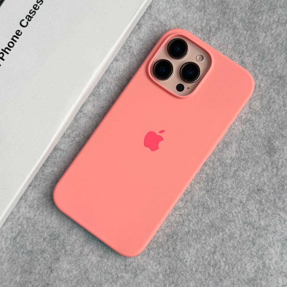 iPhone Silicone Case Cover (Bubble Gum)