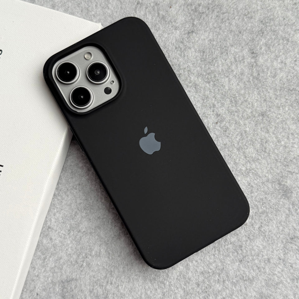 iPhone Silicone Case Cover (Black)