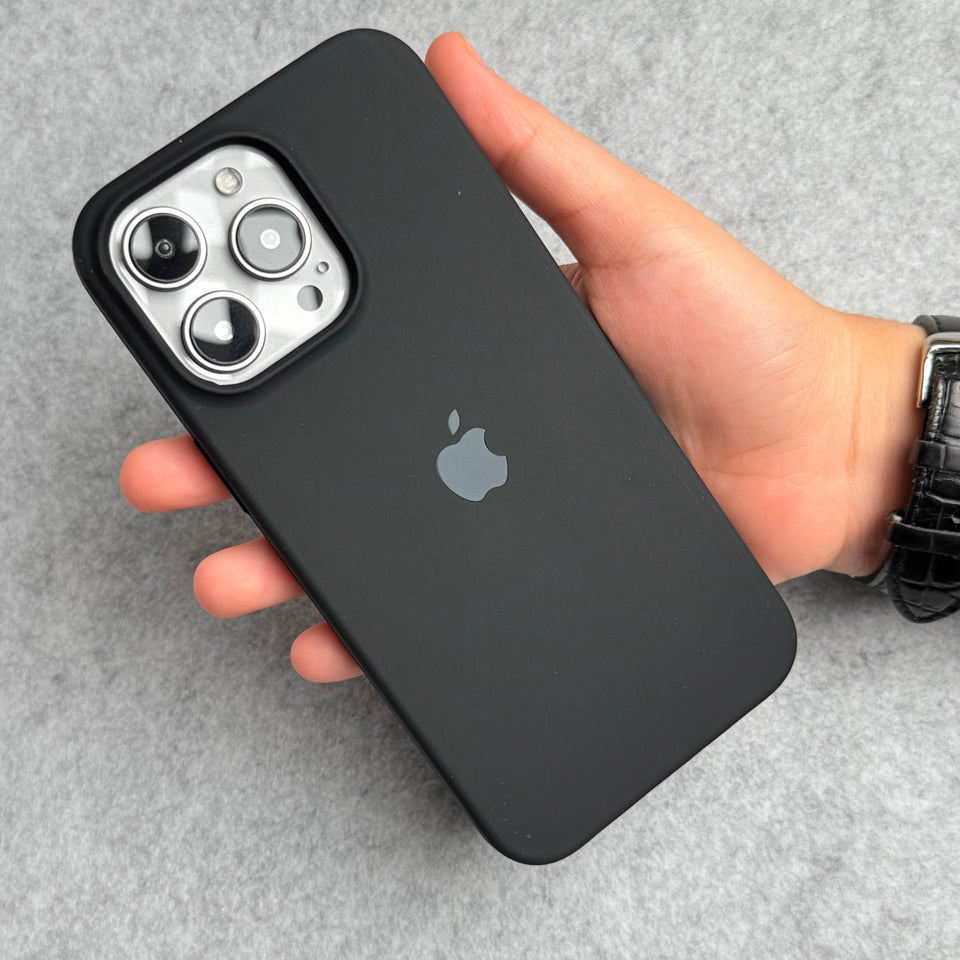 iPhone Silicone Case Cover (Black)