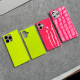 iPhone Neon Series Square Bumper Glossy Cover