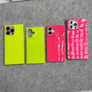 iPhone Neon Series Square Bumper Glossy Cover