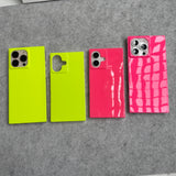 iPhone Neon Series Square Bumper Glossy Cover
